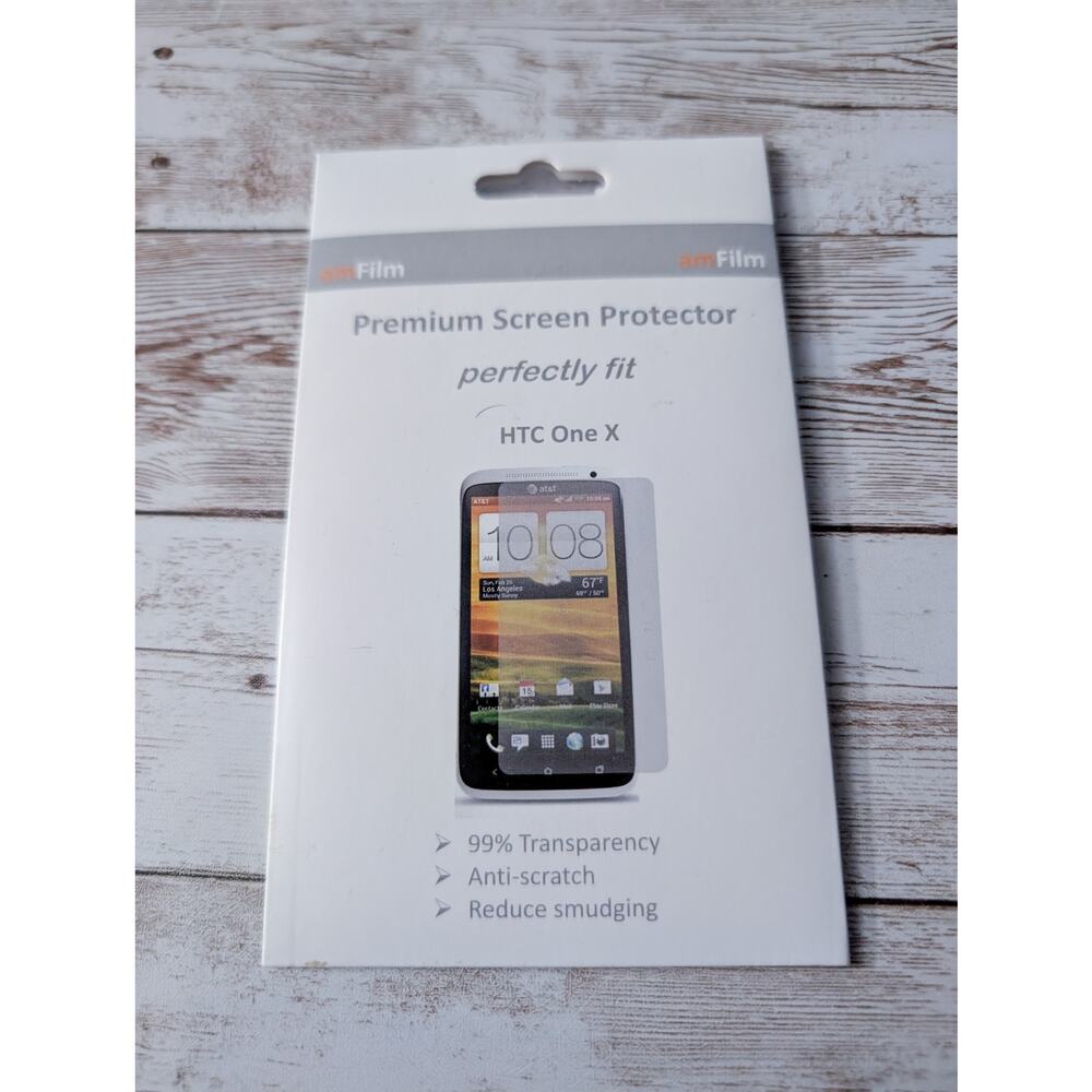 amFilm Premium Screen Protector HTC One X - Set of 2 - New (Open Box)